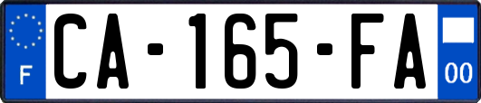 CA-165-FA