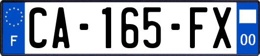 CA-165-FX