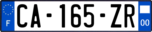 CA-165-ZR