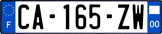 CA-165-ZW