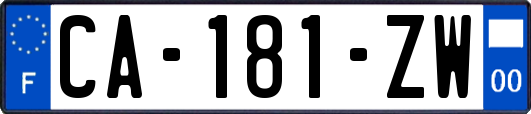 CA-181-ZW