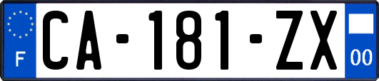 CA-181-ZX