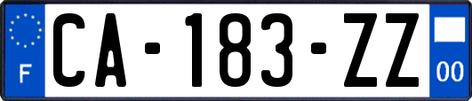 CA-183-ZZ