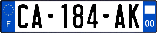 CA-184-AK