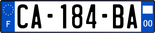 CA-184-BA