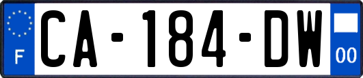 CA-184-DW