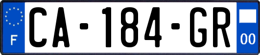 CA-184-GR