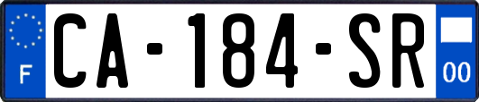 CA-184-SR