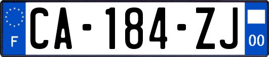 CA-184-ZJ