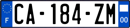 CA-184-ZM