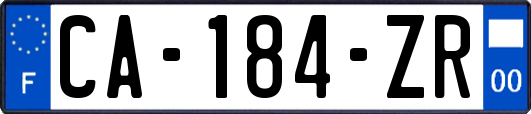 CA-184-ZR