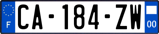 CA-184-ZW