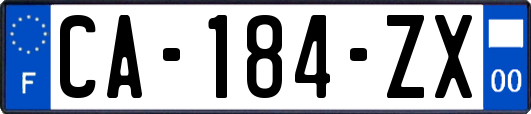 CA-184-ZX