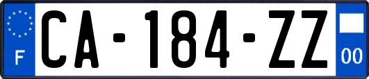 CA-184-ZZ