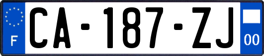 CA-187-ZJ