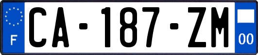 CA-187-ZM