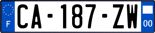 CA-187-ZW