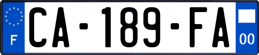 CA-189-FA
