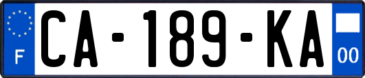 CA-189-KA