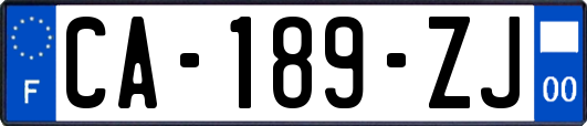 CA-189-ZJ