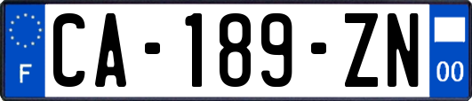 CA-189-ZN