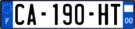 CA-190-HT