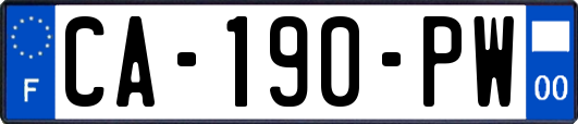 CA-190-PW