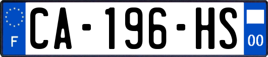 CA-196-HS