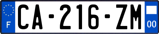 CA-216-ZM