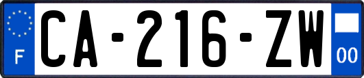 CA-216-ZW