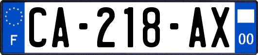 CA-218-AX