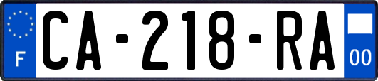 CA-218-RA