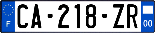 CA-218-ZR