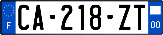 CA-218-ZT