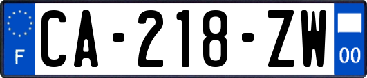 CA-218-ZW