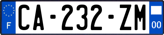 CA-232-ZM