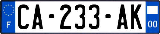 CA-233-AK