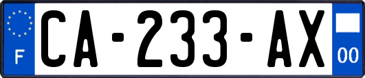 CA-233-AX