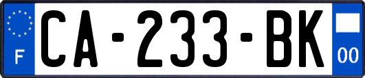 CA-233-BK