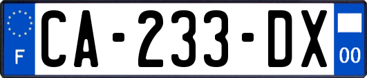 CA-233-DX