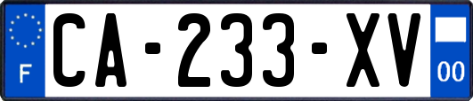 CA-233-XV