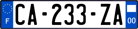 CA-233-ZA