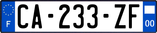 CA-233-ZF