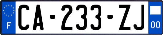 CA-233-ZJ