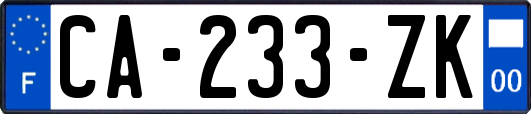 CA-233-ZK
