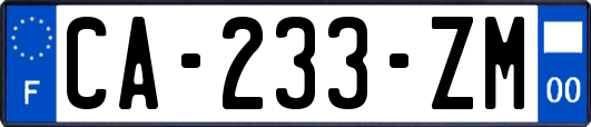 CA-233-ZM