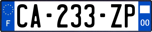 CA-233-ZP