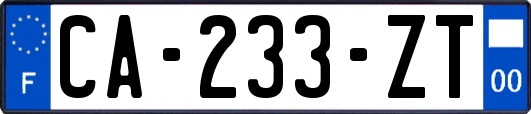 CA-233-ZT