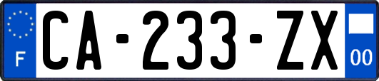 CA-233-ZX