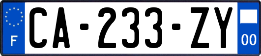 CA-233-ZY